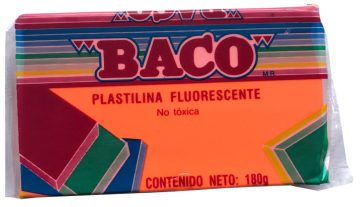 Plasticina Baco maqueta fluorescente
