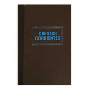 Libro punta roja Apunta cuentas corrientes – Vivian