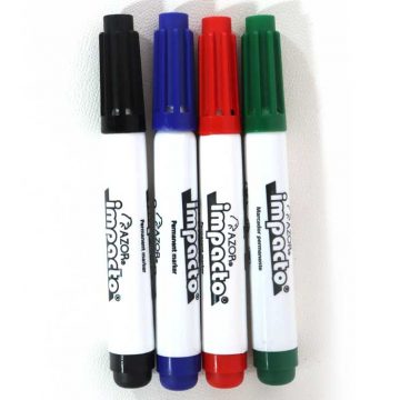 Marcador permanente Azor impacto punta biselada