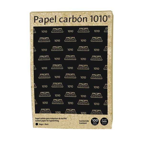 Papel carbon Pelikan 1010 negro (Cx100) Vivian