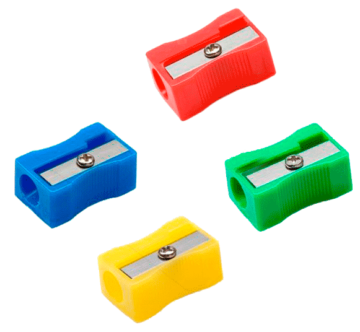 Sacapuntas Apunta/memoris plastico 1 agujero